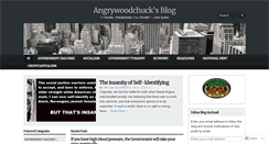 Desktop Screenshot of angrywoodchucksblog.com